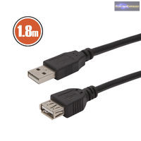 GA-20315 USB hosszabbító A aljzat - A dugó 1,8 m fekete