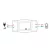 Smart Wi-Fi-s rejtett kapcsoló - 90-250V, 16A - Amazon Alexa, Google Home, IFTTT kompatibilitás