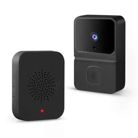 Smart videó kaputelefon szett - Wi-Fi-s, akkumulátoros - HD - fekete Smart videó kaputelefon szett - Wi-Fi-s, akkumulátoros - HD - fekete