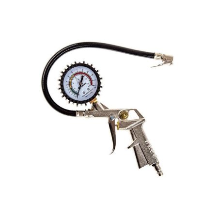 Légfúvó pisztoly - pneumatikus - nyomásmérővel - max. 12 BAR, 1/4"
