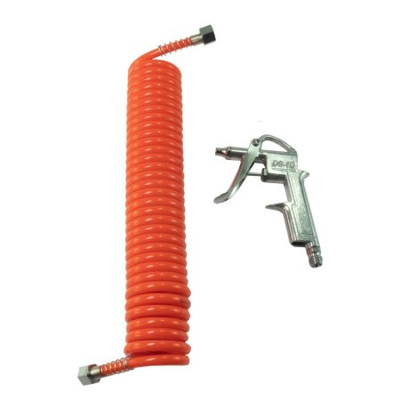 Légfúvó pisztoly - pneumatikus - 5 m PU tömlővel