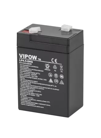 VIPOW 6V 4.5Ah HQ zselés akkumulátor