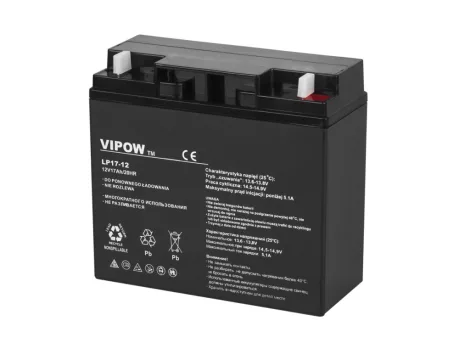 VIPOW 12V 17.0Ah zselés akkumulátor