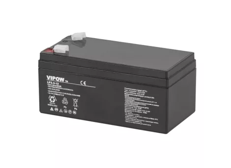 VIPOW 12V 3.3Ah zselés akkumulátor