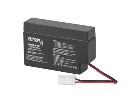 VIPOW 12V 0.8Ah zselés akkumulátor