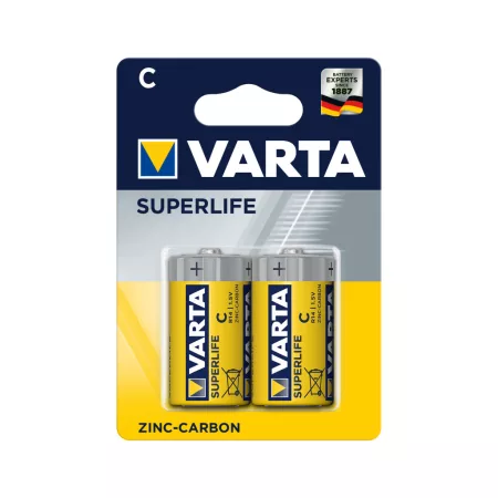 VARTA R14 SUPERLIFE elem 2 db/csomag VARTA R14 SUPERLIFE elem 2 db/csomag