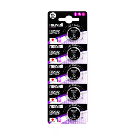 MAXELL CR2032 elem 5 db/csomag MAXELL CR2032 elem 5 db/csomag