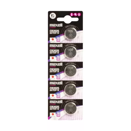 MAXELL CR2025 elem 5 db/csomag MAXELL CR2025 elem 5 db/csomag