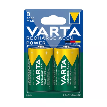 VARTA R20 NiMh 3000mAh akkumulátor 2db/csomag VARTA R20 NiMh 3000mAh akkumulátor 2db/csomag