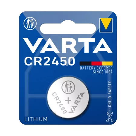 VARTA CR2450 elem 1 db/csomag VARTA CR2450 elem 1 db/csomag