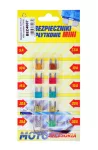 MINI autós biztosíték készlet 10 db