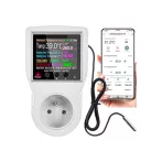 230V aljzattal rendelkező termosztát, energiamérő, WiFi Tuya 230V aljzattal rendelkező termosztát, energiamérő, WiFi Tuya