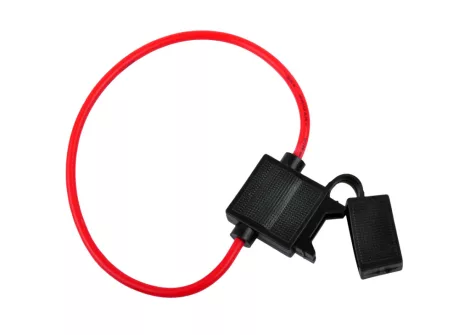 20mm biztosíték csatlakozó (kések) 2,5mm vezetékkel 20mm biztosíték csatlakozó (kések) 2,5mm vezetékkel