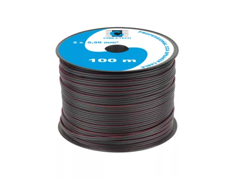 Hangszórókábel CCA 0.50mm fekete