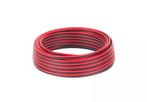 CCA 0.75mm hangszórókábel fekete-piros 10M