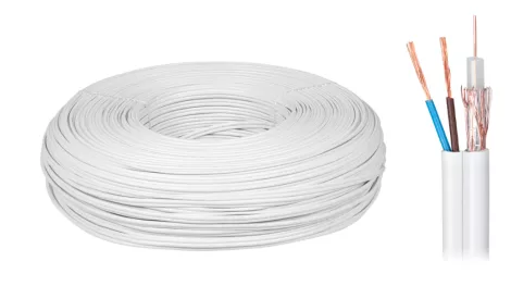 YWDXek 75-0.59/3.7 K-60 + 2x0,5mm koax kábel 100m YWDXek 75-0.59/3.7 K-60 + 2x0,5mm koax kábel 100m