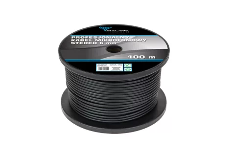 Professzionális stereo mikrofonkábel 6mm