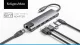 USB-C Hub Adapter HDMI/2x USB3.0/2x USB-C/RJ45