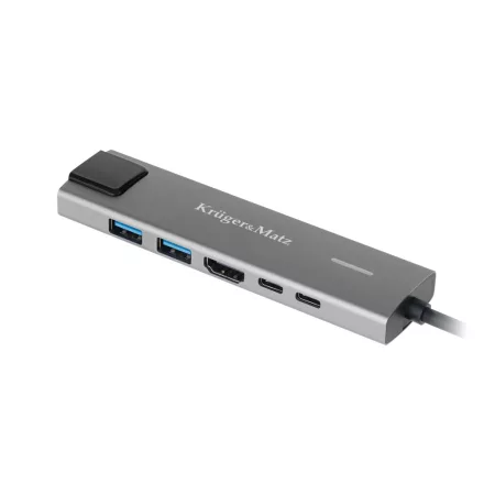 USB-C Hub Adapter HDMI/2x USB3.0/2x USB-C/RJ45
