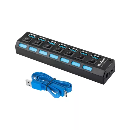 HUB USB 3.0 7 portos Rebel HUB USB 3.0 7 portos Rebel