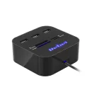 HUB USB 2.0 3 portos memóriakártya olvasóval HUB USB 2.0 3 portos memóriakártya olvasóval