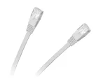 UTP lapos patch kábel 8c dugó-dugó 5.0m CCA fehér cat.6e UTP lapos patch kábel 8c dugó-dugó 5.0m CCA fehér cat.6e