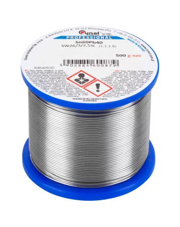Ón 0.90mm/500g Sn60Pb40 CYNEL Ón 0.90mm/500g Sn60Pb40 CYNEL