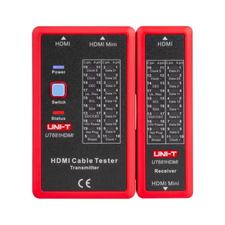 Uni-T UT681HDMI HDMI kábel tesztelő Uni-T UT681HDMI HDMI kábel tesztelő