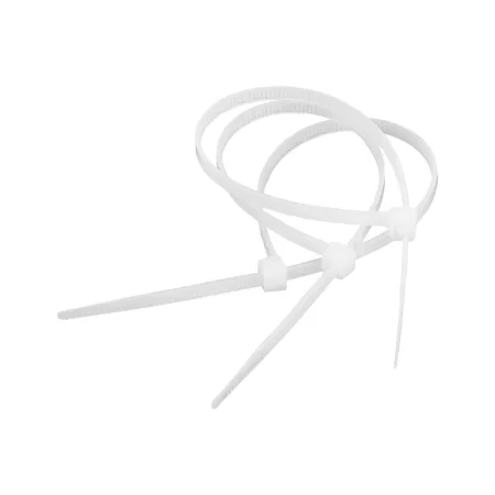 4,8 mm/25 cm fehér Cabletech rögzítő szalag 100 db