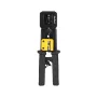 Átvezető RJ45, RJ12, RJ11 csatlakozók préselője
