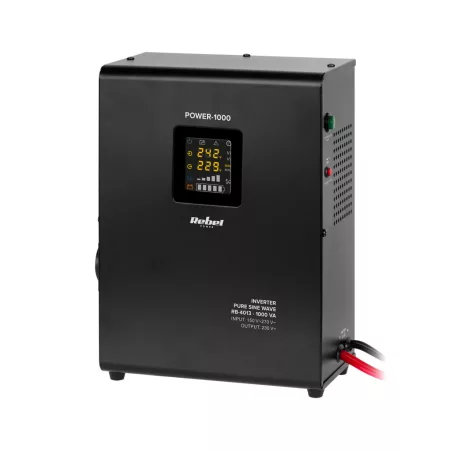 Rebel POWER-1000 fali szinuszos feszültségátalakító - 12V 230V 1000VA/700W