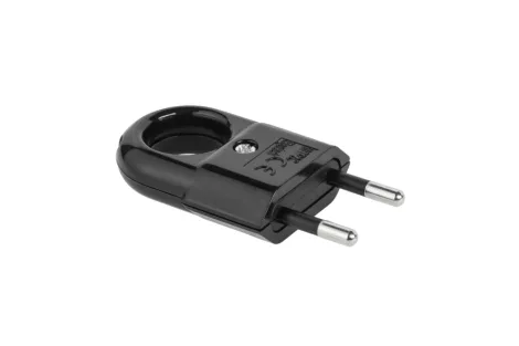 Lapított csatlakozó fogantyúval fekete WTP2C-2