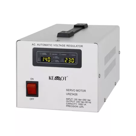 Automata feszültségstabilizátor KEMOT MSER-1000 (1000 VA, szervomotor) Automata feszültségstabilizátor KEMOT MSER-1000 (1000 VA, szervomotor)