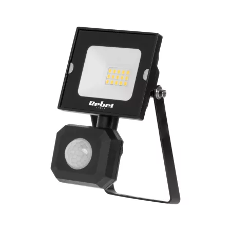 Rebel 10W LED reflektor mozgás- és szürkületérzékelővel, 4000K, 230V