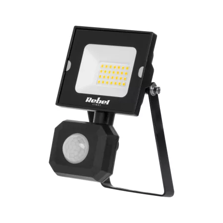 Rebel 20W LED reflektor mozgás- és szürkületérzékelővel, 4000K, 230V