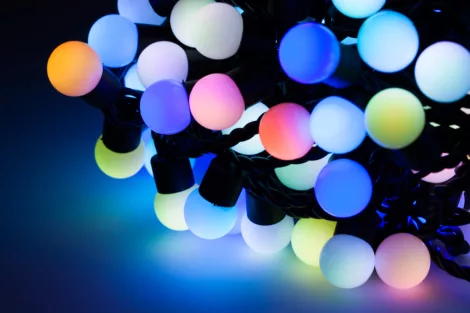 LED karácsonyi fényfüzér RGB (20 m) LED karácsonyi fényfüzér RGB (20 m)