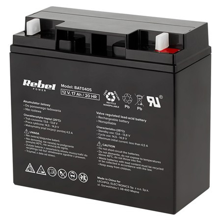 Rebel Power 12 V / 17 Ah zselés akkumulátor