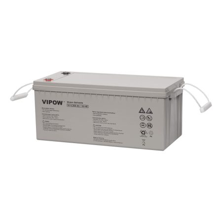 Vipow 12 V-os 200 Ah-s gél akkumulátor
