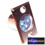 ET-3003 XLR beépíthető, fém dugó.