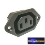 ET-2081 3 pólusú AC táp aljzat. beépíthető