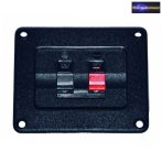 ET-4521 Hangfal aljzat, aranyozott csatlakozókkal. Mérete:80*80mm ET-4521 Hangfal aljzat, aranyozott csatlakozókkal. Mérete:80*80mm