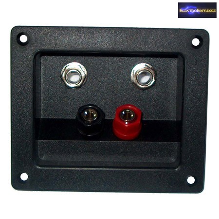 ET-4521 Hangfal aljzat, aranyozott csatlakozókkal. Mérete:80*80mm