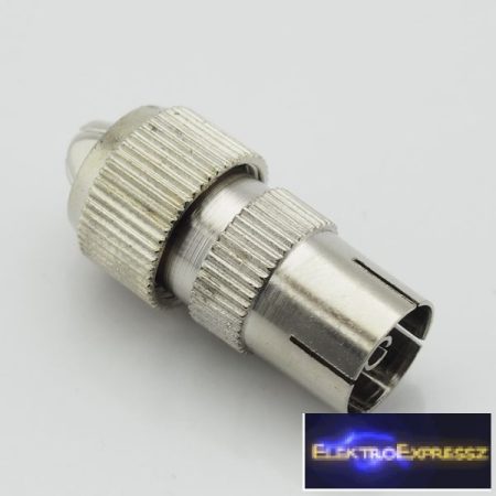 ET-1006 Koax fém aljzat. Csavaros kivitelben.