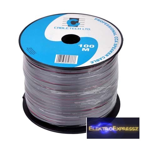 LP-KAB0350 Hangszóró kábel 2 x 0,16 mm fekete