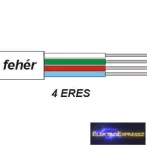ET-6504CCA 4 eres telefon vezeték. Szin: fehér.