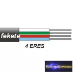 LP-KAB0503CCA 4 eres telefon vezeték. Szin: fekete.