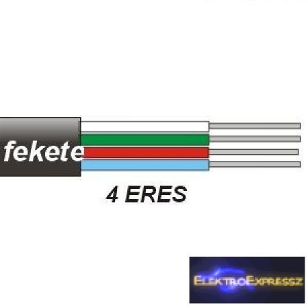 LP-KAB0503CCA 4 eres telefon vezeték. Szin: fekete.