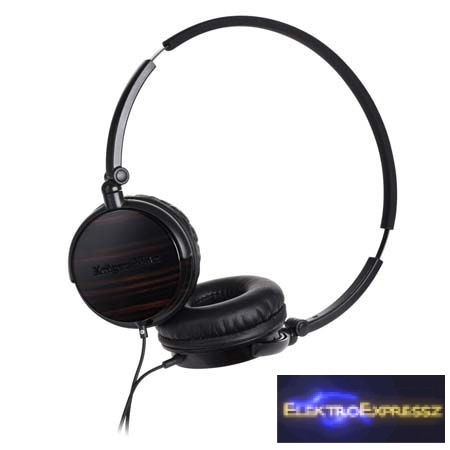 LP-KM0621EB  ÉBENFA SZETERÓ FEJHALLGATÓ