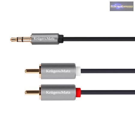 LP-KM0309  3.5 - 1.0M Kábel 2RCA Krüger & MATZ