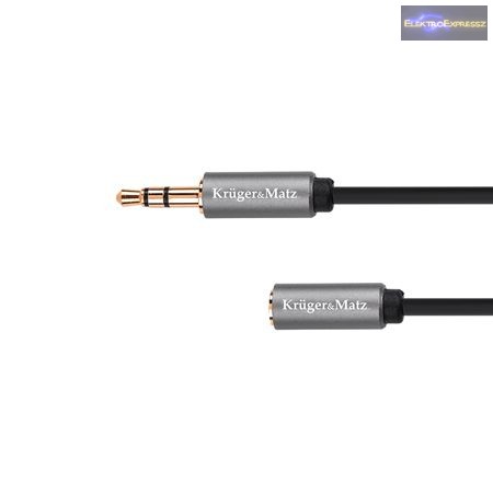 3,5mm JACK kábel hosszabbító 1,8m BASIC K & M 